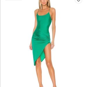 SUPERDOWN Eva Twisted Slit Dress